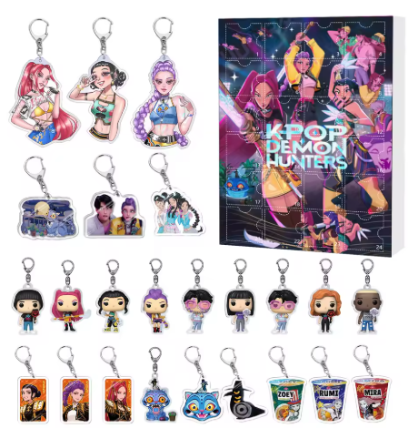 Calendrier de l'Avent Kpop Demon Hunters 2025