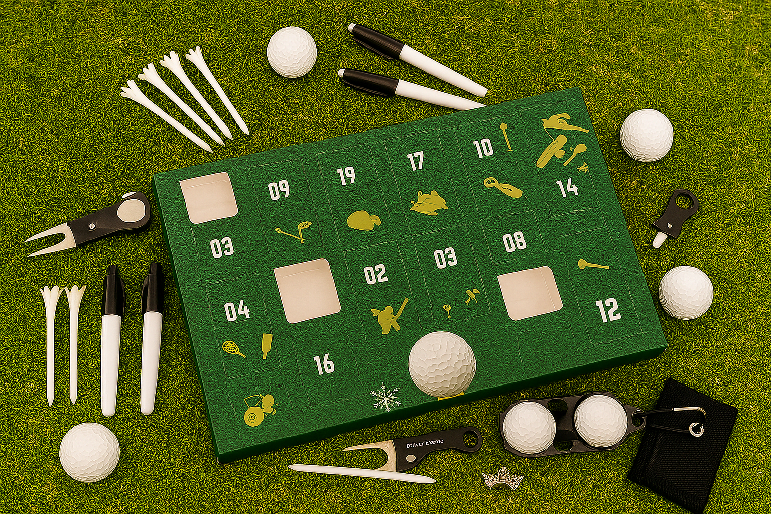 Calendrier de l’Avent Golf 2025 – 24 jours de passion sur le green