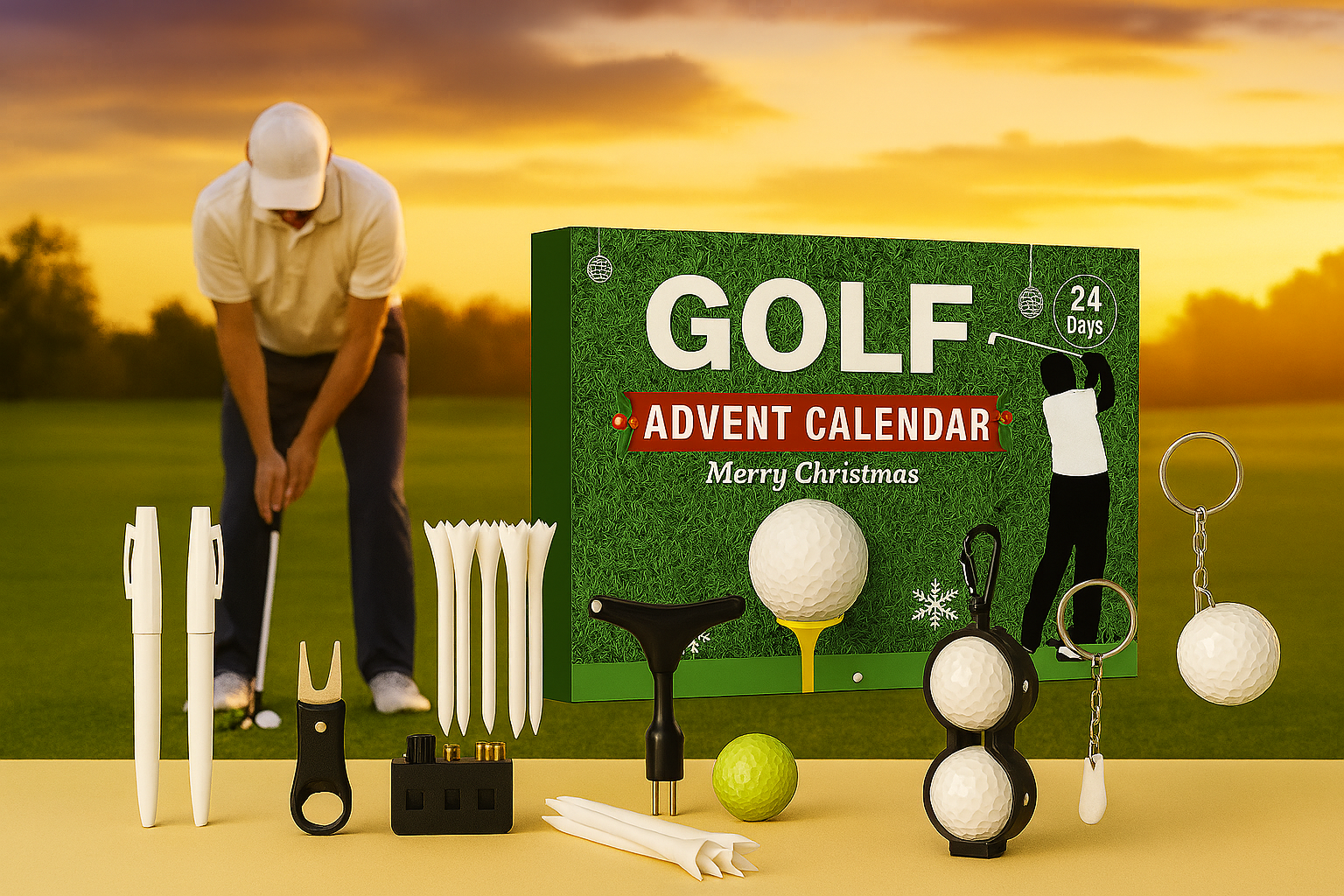 Calendrier de l’Avent Golf 2025 – 24 jours de passion sur le green